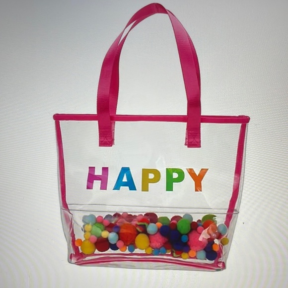 ISCREAM HAPPY POM POMS TOTE BAG large - Picture 2 of 4